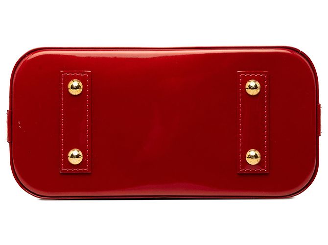 Louis Vuitton Red Monogram Vernis Alma BB Roja - vista 3