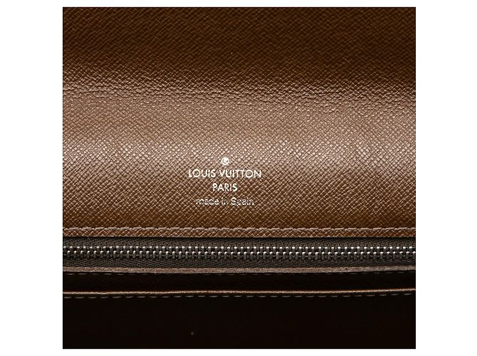 Louis Vuitton Brown Taiga Selenga Castaño Marrón oscuro - vista 5