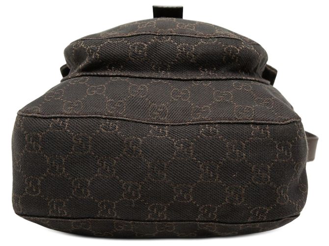 Borsa a tracolla Gucci in tela GG marrone Marrone scuro - vista 3