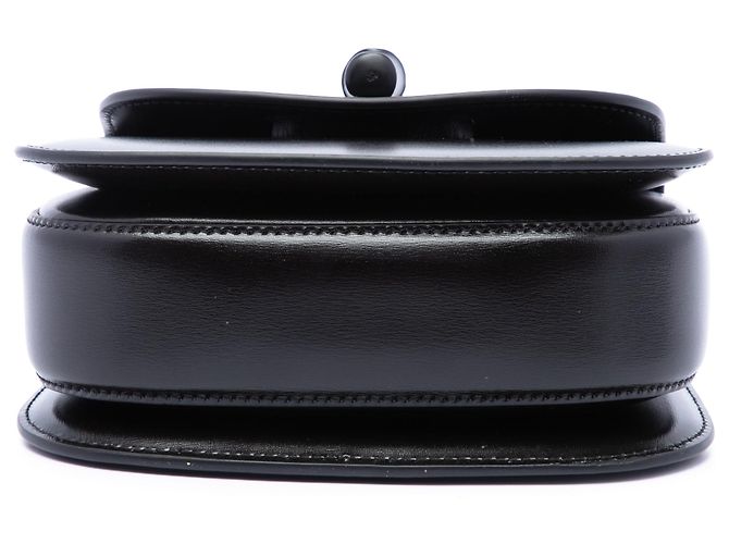 Bamboo Bolsa Gucci 1947 Mini com Alça de Bambu em Pele de Bezerro Preta Preto - vista 3