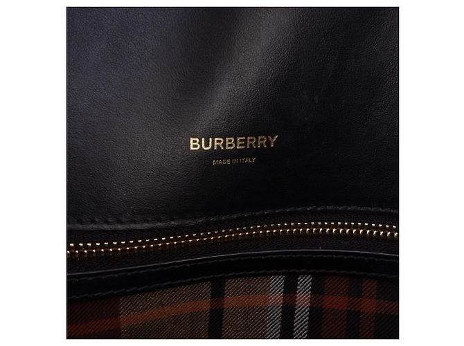 Borsa Satchel Burberry Green Small Wool Tartan Verde Verde scuro - vista 5