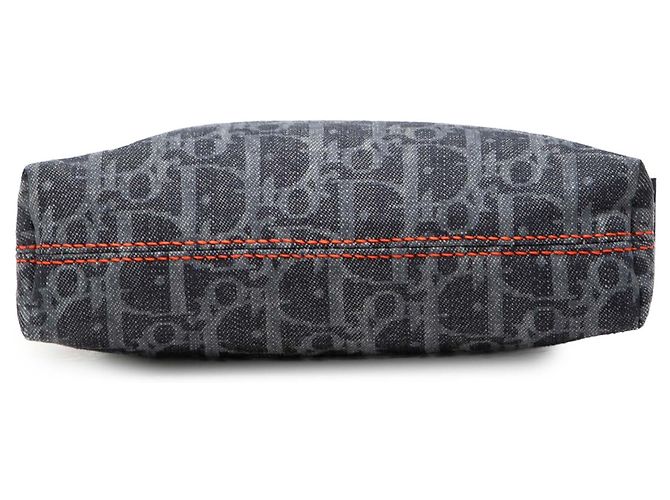 Autre Marque Neceser Dior Blue Oblique Denim Flight Azul - vista 3
