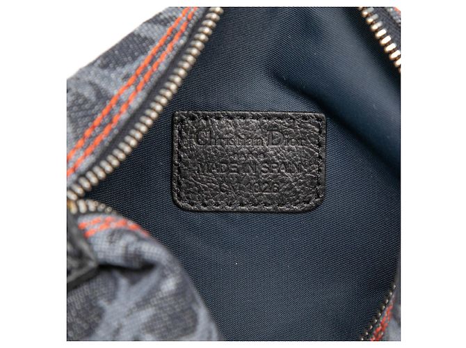 Autre Marque Neceser Dior Blue Oblique Denim Flight Azul - vista 5