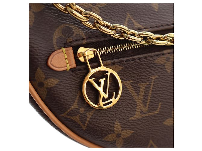 Louis Vuitton Brown Monogram Loop Marrone - vista 10