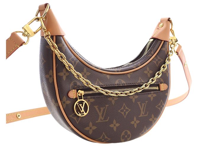 Louis Vuitton Brown Monogram Loop Marrone - vista 3