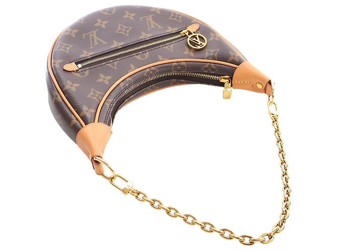 Louis Vuitton Brown Monogram Loop Marrone - vista 8