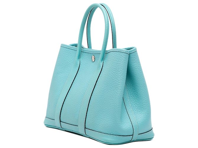 Hermès Blue Negonda Garden Party 30 Blu chiaro - vista 2