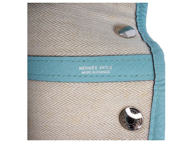 Hermès Blue Negonda Garden Party 30 Blu chiaro - vista 5