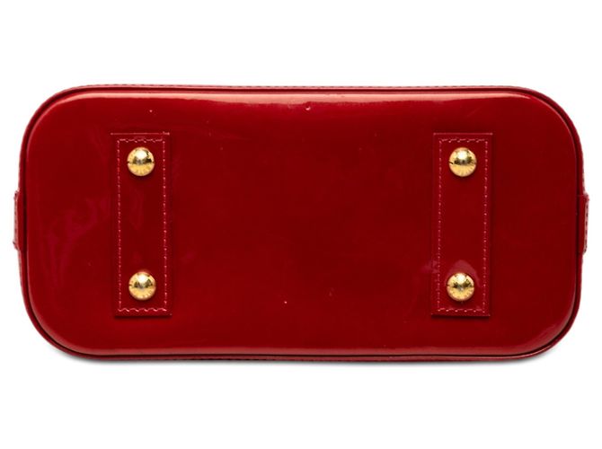 Louis Vuitton Red Monogram Vernis Alma BB Rot - Ansicht 3
