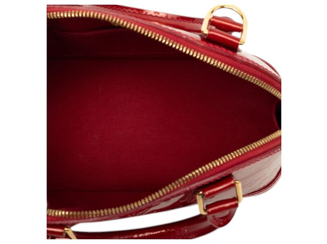 Louis Vuitton Red Monogram Vernis Alma BB Rot - Ansicht 4