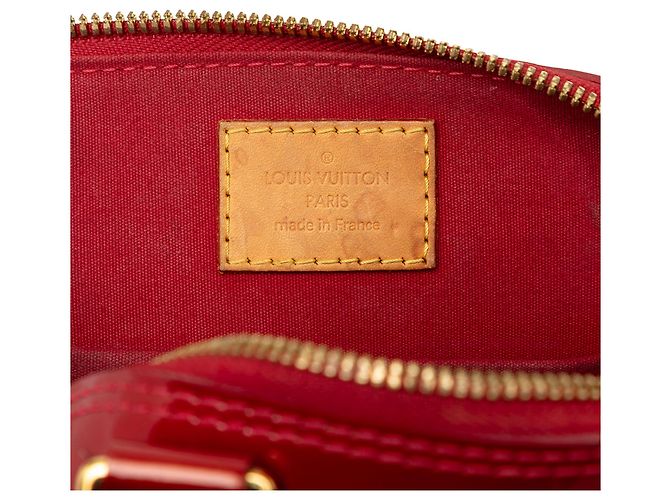 Louis Vuitton Red Monogram Vernis Alma BB Rot - Ansicht 5