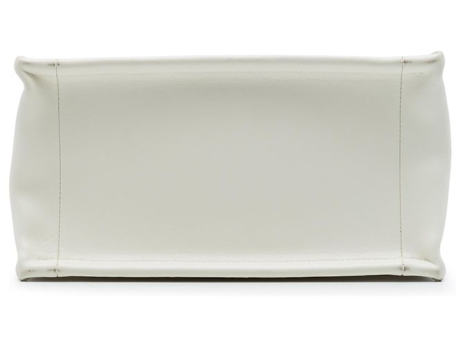 Dior Book Tote Small em tela bordada branca com estrelas douradas Branco - vista 3