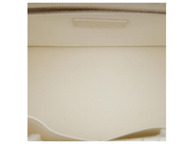 Dior Book Tote Small em tela bordada branca com estrelas douradas Branco - vista 4
