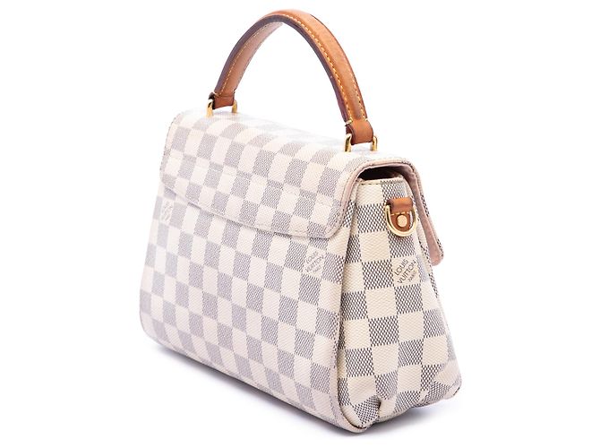 Louis Vuitton White Damier Azur Croisette Bianco - vista 2