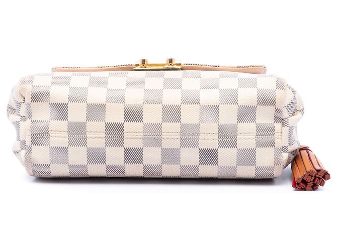 Louis Vuitton White Damier Azur Croisette Bianco - vista 3