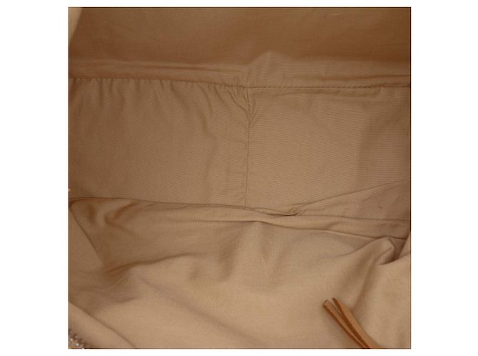Sac à épaule Miu Miu en cuir marron Caramel - vue 4