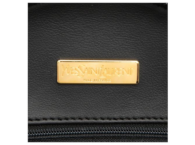 Autre Marque Saint Laurent Satchel aus schwarzem Leder mit Y-Ausschnitt - Ansicht 5