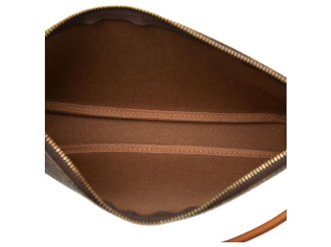 Louis Vuitton Brown Monogram Pochette Accessoires Marrom - vista 4
