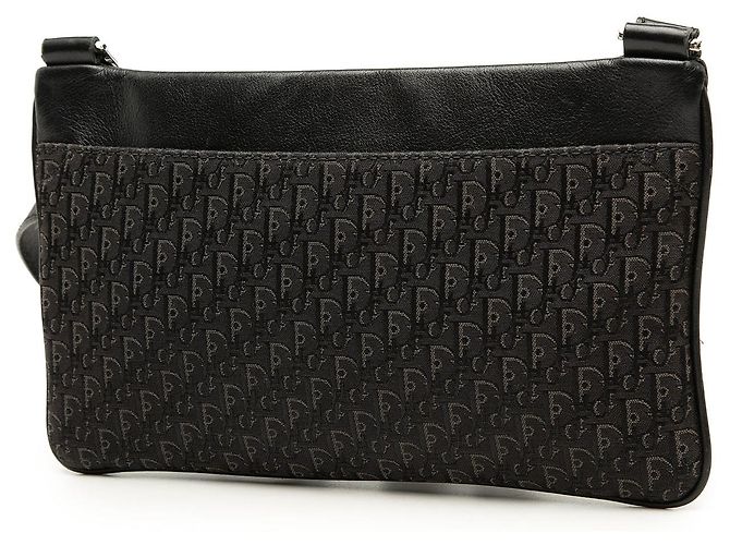 Autre Marque Borsa a tracolla Dior Black Diorissimo Trotter Canvas Street Chic Nero - vista 2