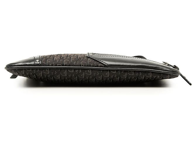 Autre Marque Borsa a tracolla Dior Black Diorissimo Trotter Canvas Street Chic Nero - vista 3