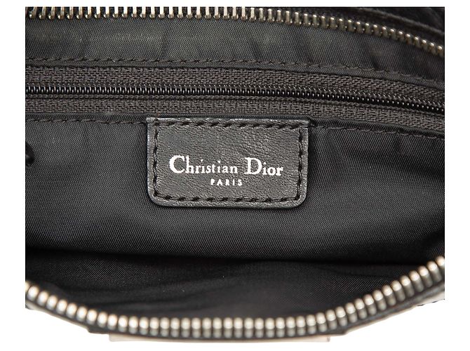 Autre Marque Borsa a tracolla Dior Black Diorissimo Trotter Canvas Street Chic Nero - vista 5