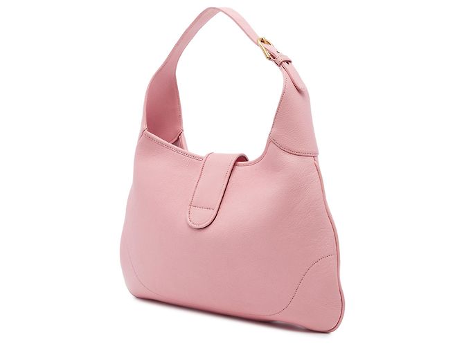 Gucci Aphrodite Crossbody in pelle rosa Medium - vista 2