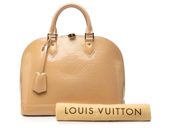 Louis Vuitton Beige Monogram Vernis Alma PM - Ansicht 7