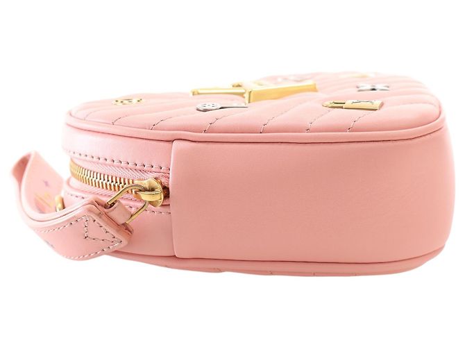 Louis Vuitton Pink Calfskin Embellished New Wave Love Lock Crossbody Rosa - vista 14