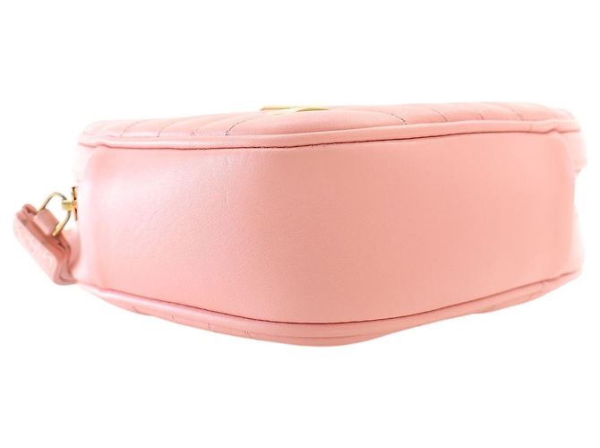 Louis Vuitton Pink Calfskin Embellished New Wave Love Lock Crossbody Rosa - vista 3