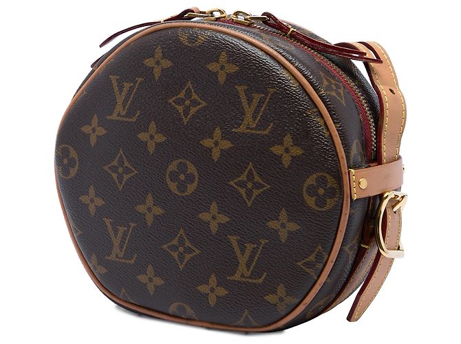 Louis Vuitton Brown Monogram Boite Chapeau Souple PM Castaño - vista 2