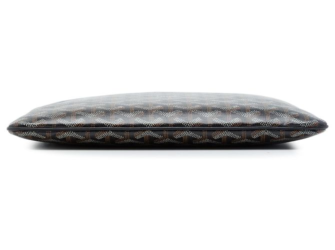 Goyard Black Goyardine Senat MM Nero - vista 3