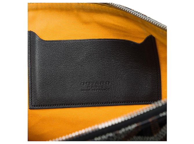 Goyard Black Goyardine Senat MM Nero - vista 5