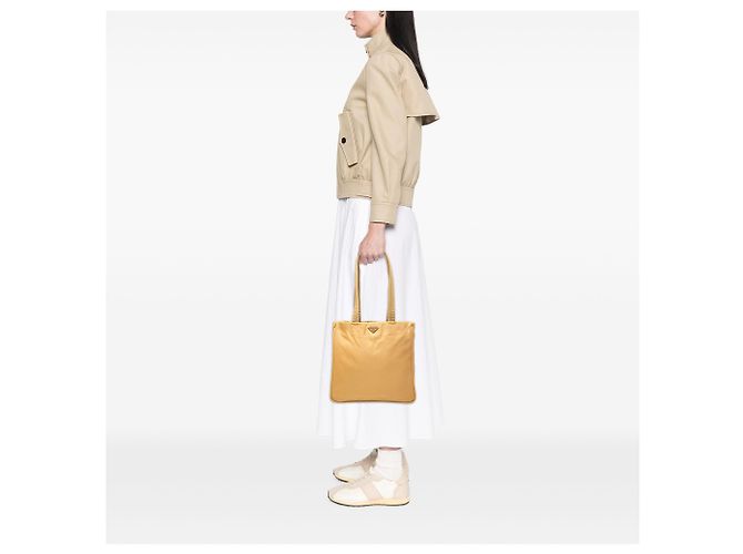 Prada Brown Tessuto Tote Caramel - view 6