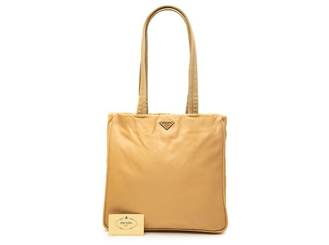 Prada Brown Tessuto Tote Caramel - view 7