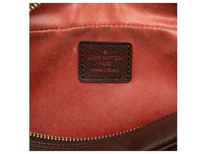 Louis Vuitton Brown Damier Ebene Trousse Toilette 25 Marrone - vista 5