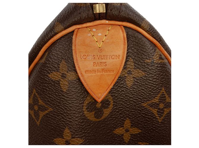 Louis Vuitton Brown Monogram Speedy 35 Marrom - vista 5
