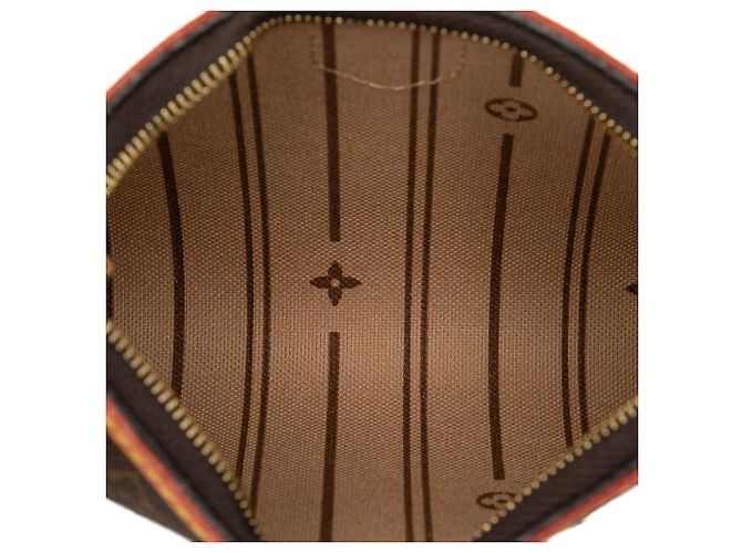 Louis Vuitton Brown Monogram Mini Delightful Pochette Marrom - vista 4