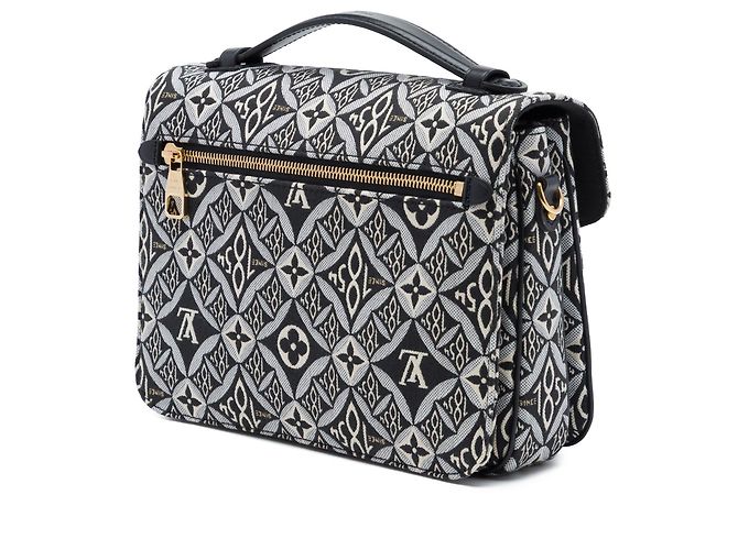 Louis Vuitton Black Monogram Jacquard Since 1854 Pochette Metis Schwarz - Ansicht 2