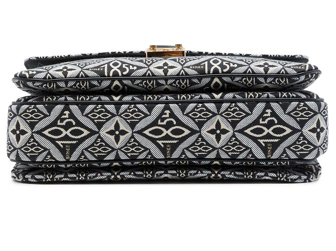 Louis Vuitton Black Monogram Jacquard Since 1854 Pochette Metis Schwarz - Ansicht 3