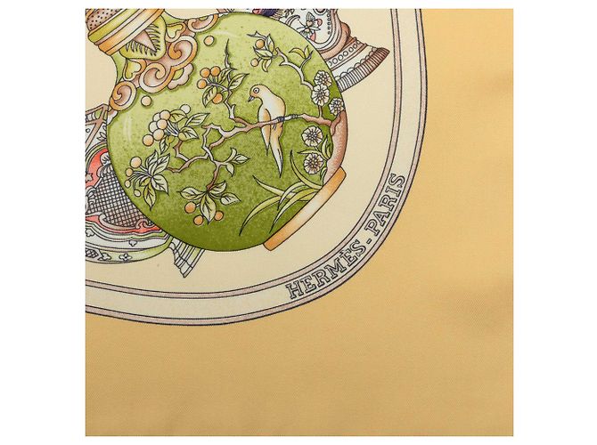 Hermès Beige Qu Importe le Flacon Pañuelo de seda 90 - vista 3