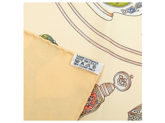 Hermès Beige Qu Importe le Flacon Pañuelo de seda 90 - vista 6
