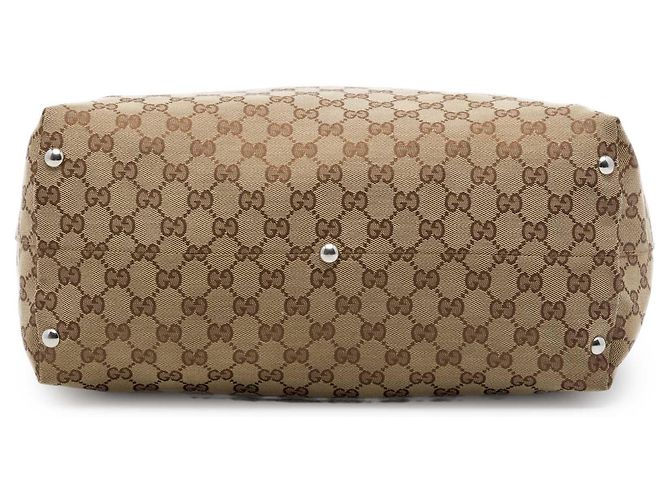 Tote Gucci Beige GG Canvas Icon Bit - vista 3