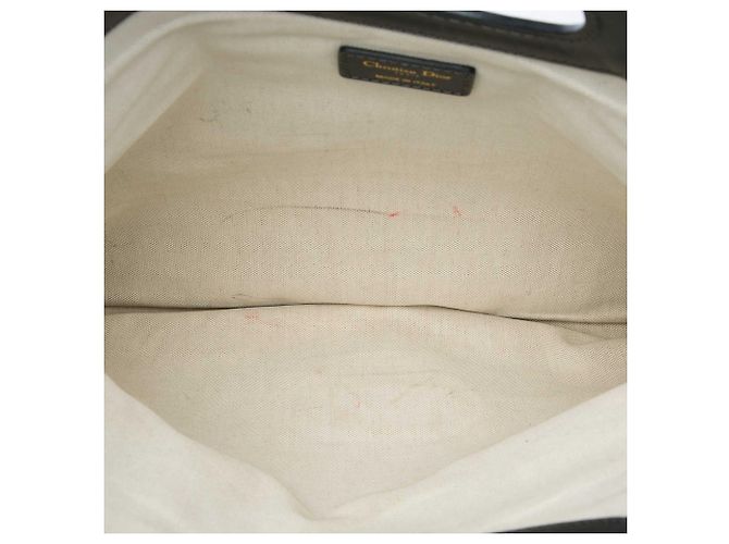 Autre Marque Clutch Dior Blue Oblique Canvas con patta Blu navy - vista 4