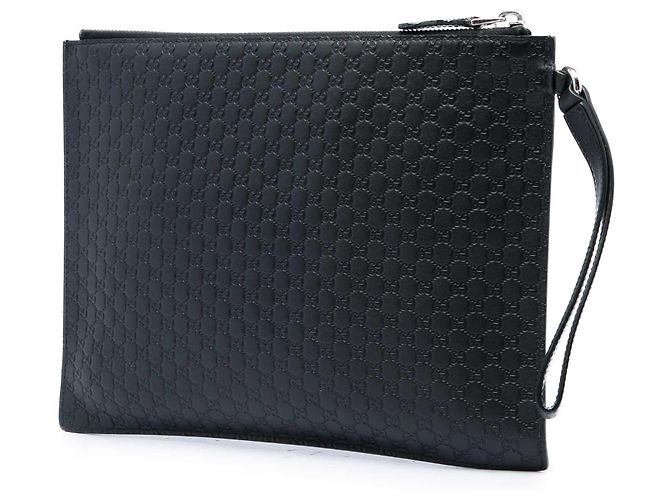 Clutch Gucci Black Microguccissima Negro - vista 2