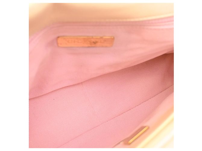 Chanel Beige Medium Iridescent Lambskin 19 Flap - Ansicht 6