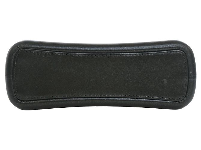 Chanel Gabrielle Crossbody in vitello invecchiato iridescente nero Medium Chevron - vista 3