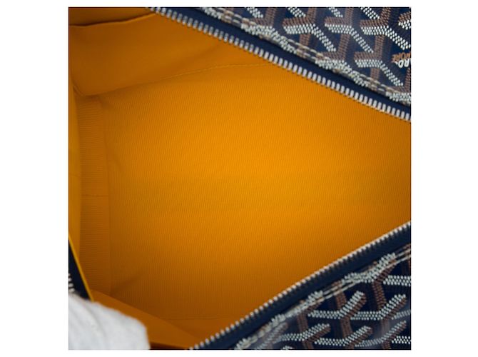 Goyard Blue Goyardine Bowling Toiletry 25 Blu navy - vista 4