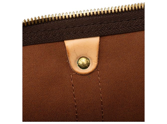 Louis Vuitton Brown Monogram Keepall 55 Marrone - vista 6