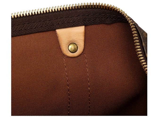 Louis Vuitton Brown Monogram Keepall 55 Marrone - vista 7