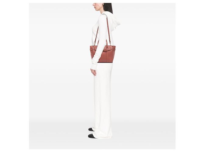 Mulberry Red Small Smooth Calfskin Zipped Bayswater Satchel Rosso - vista 9